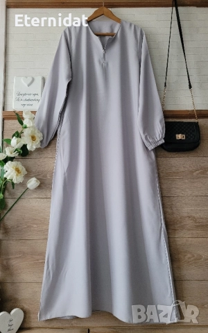 Дълга елегантна рокля , снимка 6 - Рокли - 51752229