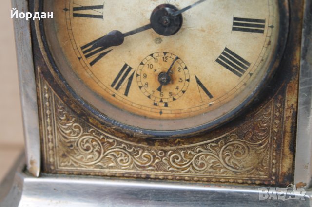 Стар работещ часовник ''Junghans'' с латерна, снимка 4 - Антикварни и старинни предмети - 44403238