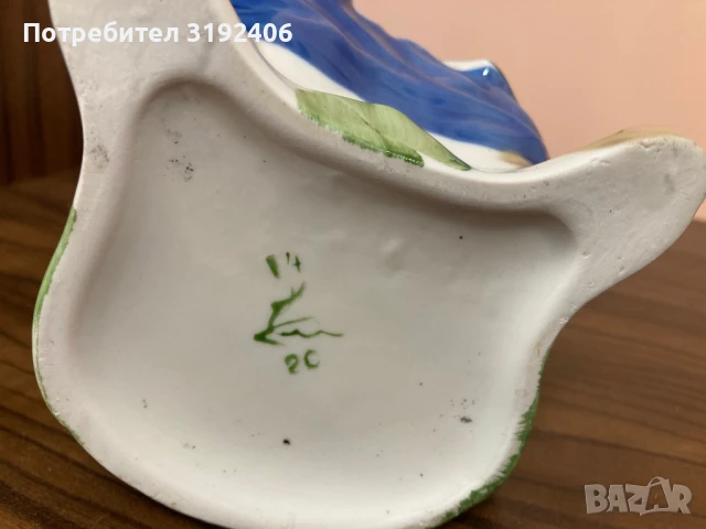 Порцеланова фигура бутилка за алкохол, отлично състояние, снимка 8 - Антикварни и старинни предмети - 50648830