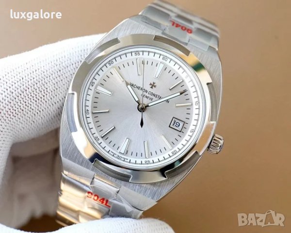 Мъжки часовник Vacheron Constantin Overseas Silver Dial с автоматичен механизъм, снимка 3 - Мъжки - 40578377