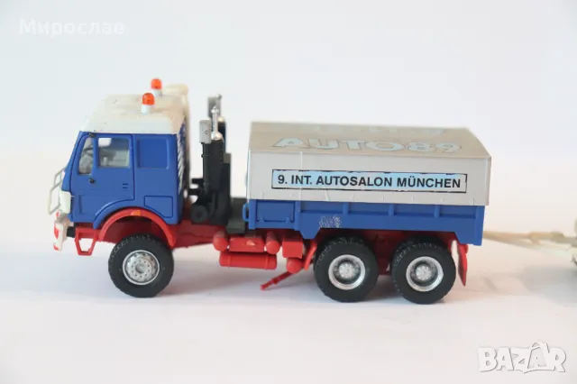 HERPA H0 1/87 MERCEDES ТЕЖКОТОВАРЕН ПРЕВОЗ КАМИОН МОДЕЛ, снимка 2 - Колекции - 50125011