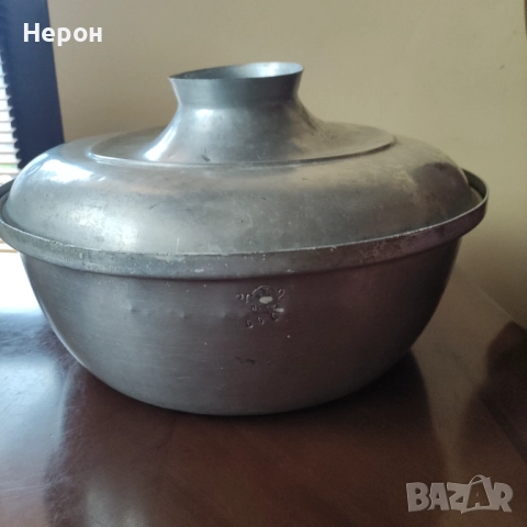 Алуминиев съд,ретро,от соца, стар, снимка 9 - Антикварни и старинни предмети - 52662730
