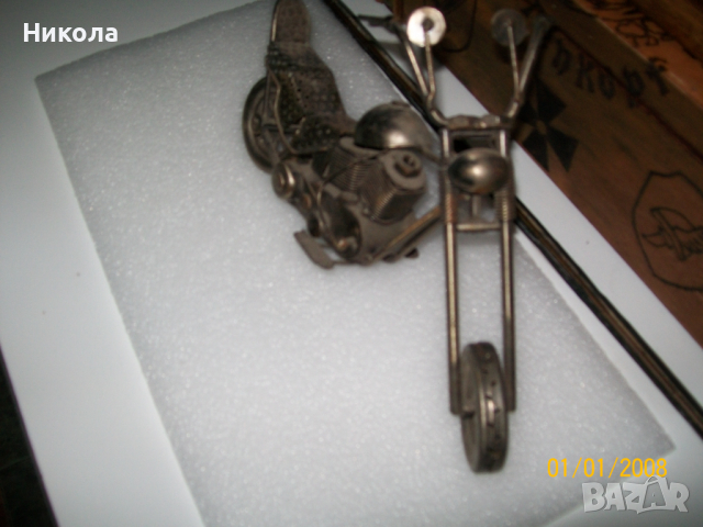 Метален ретро мотор-40см, снимка 12 - Антикварни и старинни предмети - 36321243