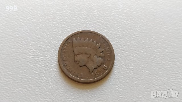 1 цент 1896 САЩ - Индианска глава, снимка 1 - Нумизматика и бонистика - 40624332