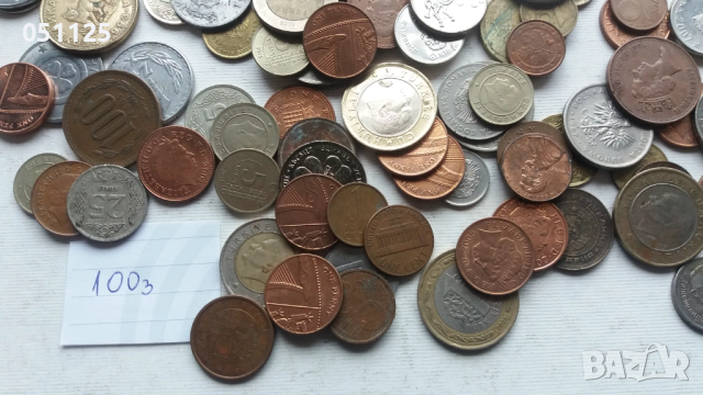 лот от 100 броя чуждестранни монети, снимка 7 - Нумизматика и бонистика - 52922764