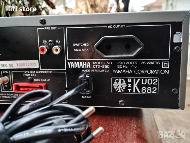 Yamaha CTX-S90 preamp/tuner, снимка 8 - Ресийвъри, усилватели, смесителни пултове - 48466112