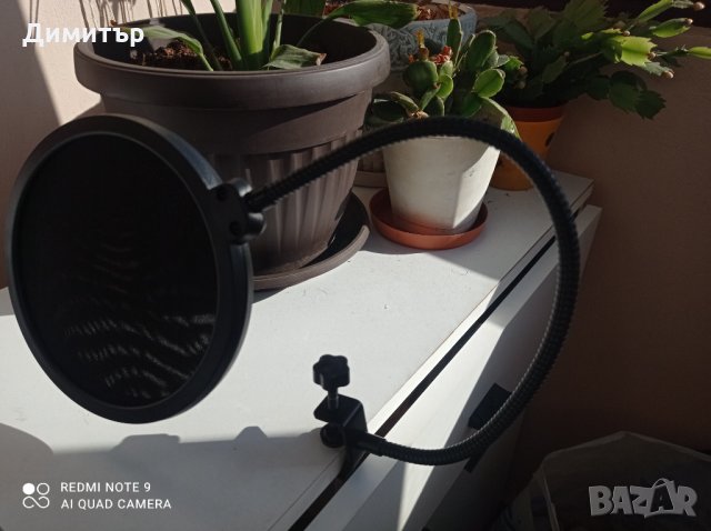 Поп филтър за микрофон pop filter, снимка 2 - Микрофони - 35951507