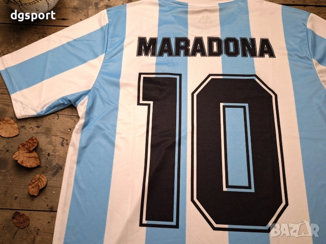 Футболна фланелка на МАРАДОНА#Аржентина #1986!!!, снимка 3 - Футбол - 53118071
