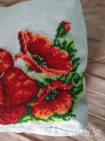 Дамска чанта с мъниста , снимка 4 - Чанти - 35760410