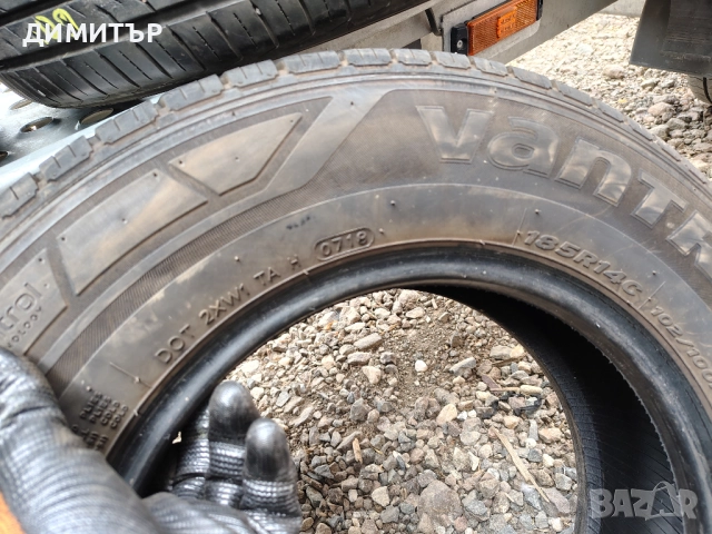 4бр.летни гуми HANKOOK 185 80 14C DOT18 цена за брой, снимка 5 - Гуми и джанти - 52427792