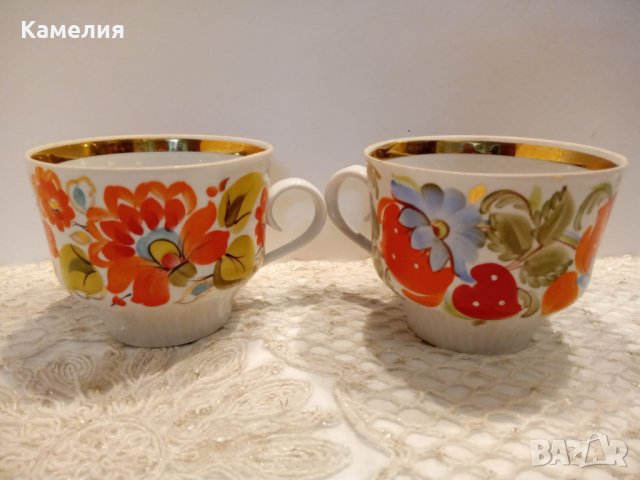 Руски порцелан , снимка 2 - Чаши - 40093499