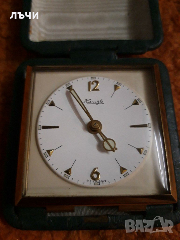  Часовник Будилник антика немски, снимка 2 - Стенни часовници - 36401298