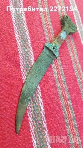 Ритуален ханджар кама , снимка 2 - Антикварни и старинни предмети - 49298396