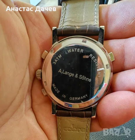 Автоматичен часовник A.Lange S Sohne , снимка 5 - Мъжки - 55780066