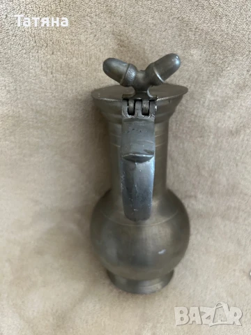 Кана от калай 0,5л , снимка 3 - Колекции - 50674517