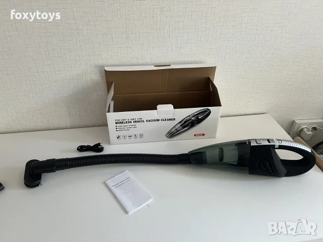 Безжична ръчна автомобилна прахосмукачка 120 W, снимка 15 - Прахосмукачки - 55732450