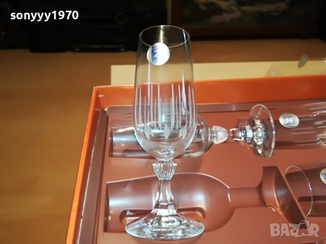 germany made-kristallglase x6 внос germany 0202230825, снимка 13 - Колекции - 39523454