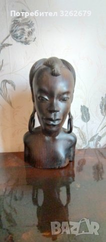 Фигура масивна от Африка абанос , снимка 6 - Антикварни и старинни предмети - 41978119