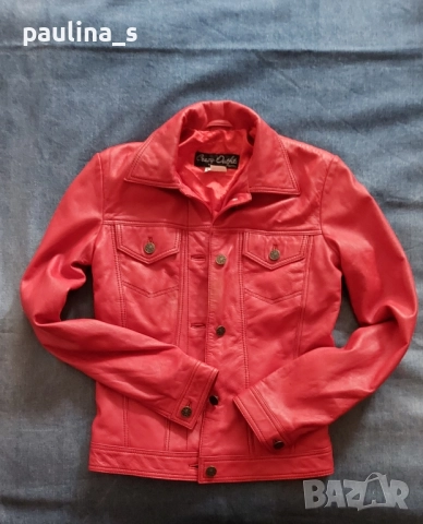 XXS / S - "Crazy - outfits" Germany / "Arma" Leather / Естествена кожа и набук яке , снимка 4 - Якета - 49674733