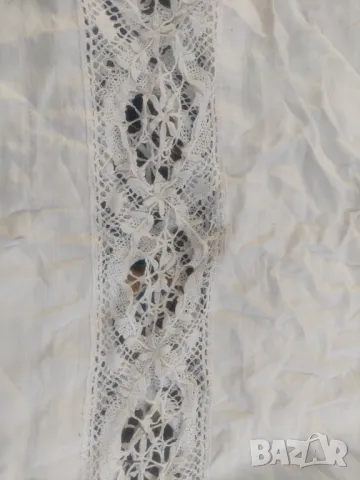 Продава стара калъфка за възглавница с дантела, снимка 2 - Други - 47760617