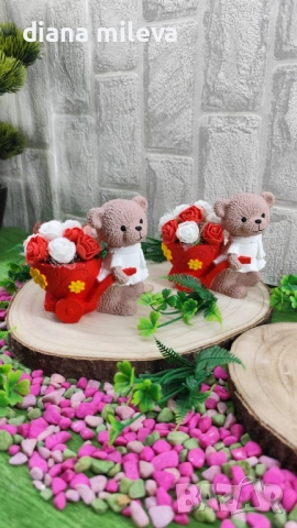 Сладки малки мечета в бяло и червено!!, снимка 4 - Декорация за дома - 52126193