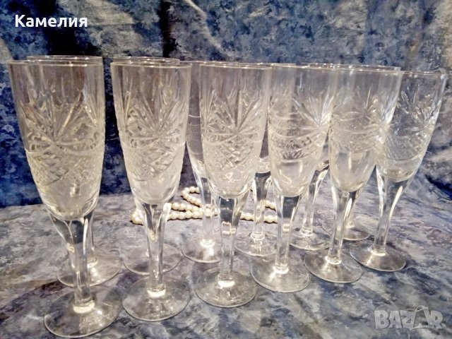 Кристални чаши., снимка 5 - Чаши - 41541488