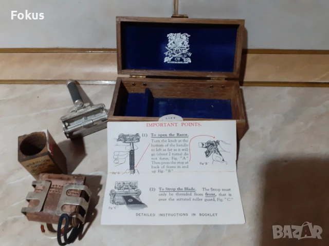 Wilkinson - Стара английска колекционерска самобръсначка, снимка 6 - Антикварни и старинни предмети - 50978867