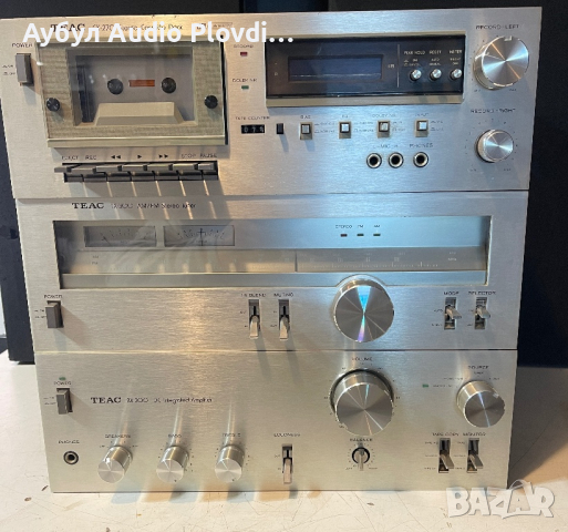 TEAC СЕТ BX-300DC Integrated Усилвател,Teac TZ-300 Радио,Teac CX-270 Касетефон , снимка 16 - Ресийвъри, усилватели, смесителни пултове - 44497479