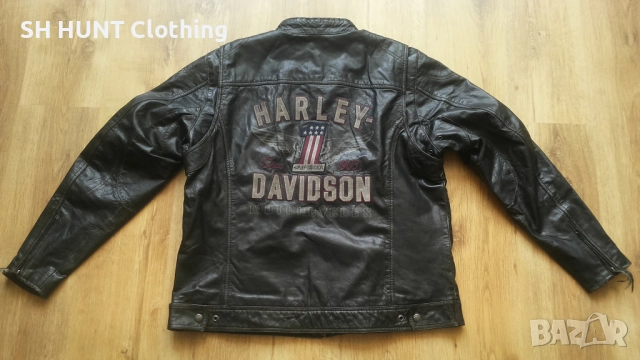 HARLEY DAVIDSON MOTO Leather Jacket Размер XL мото яке естествена кожа 9-27