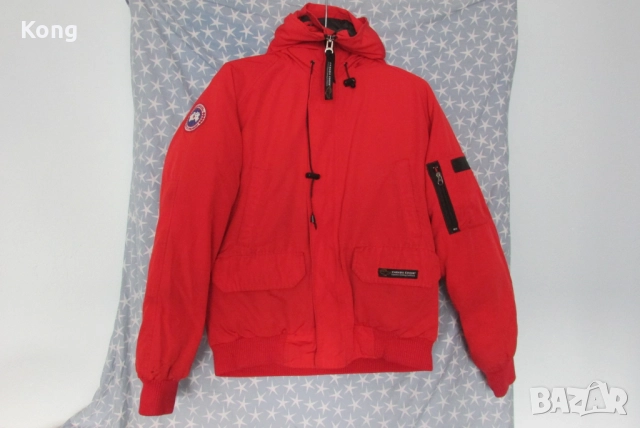 мъжко пухено яке Canada Goose парка Geographical Norway Географикал Норвегия Канада Гуус Puffer, снимка 2 - Якета - 52803480