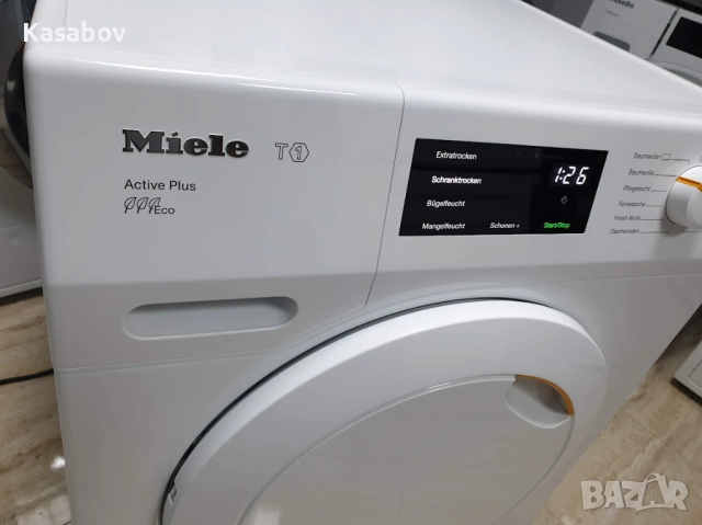 Сушилня Miele T1 - Термопомпа - Подсветка -12м Гаранция Миеле, снимка 2 - Сушилни - 51991715