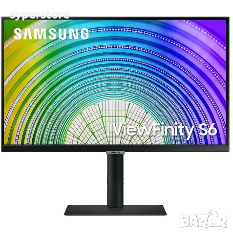 Mонитор 32" WQHD Samsung ViewFinity S6UA LS32A600UUPXEN (2560x1440) HDR10 1.07B Colors 1HDMI/1DP/ 1U, снимка 1 - Монитори - 41686312