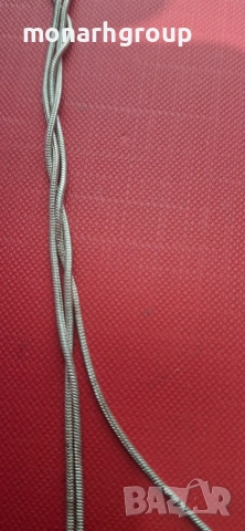 Сребърно колие, снимка 4 - Колиета, медальони, синджири - 52684560