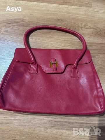 Дамска чанта цвят бордо, снимка 4 - Чанти - 44296861