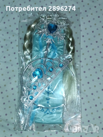 Детска рокля " Елза", снимка 6 - Детски рокли и поли - 52172296