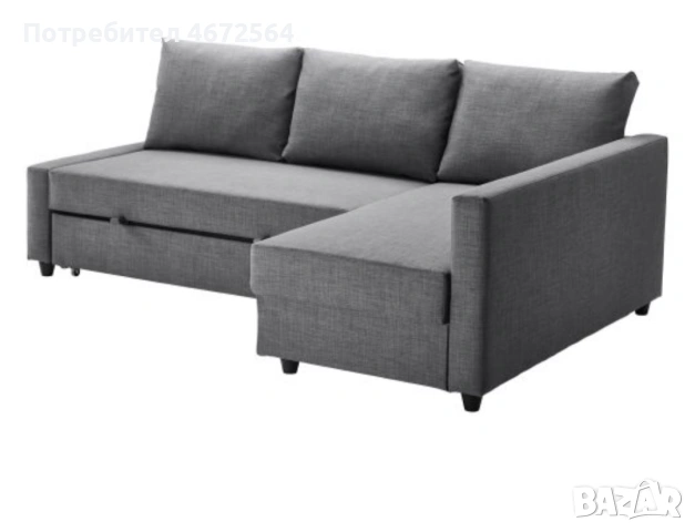 Ъглов разтегателен диван с ракла Икеа , снимка 16 - Дивани и мека мебел - 53347743