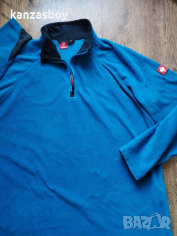engelbert strauss microfleece troyer - мъжко поларено горнище L, снимка 2 - Спортни дрехи, екипи - 53144133