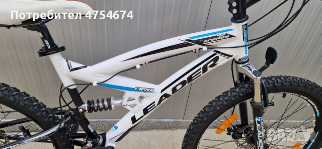 Алуминиев велосипед LEADER колело 26", снимка 4 - Велосипеди - 53746092