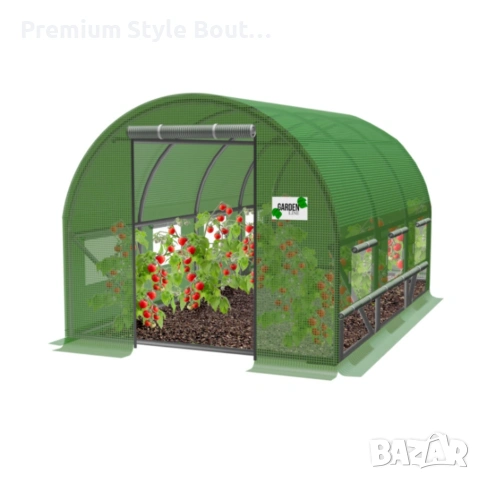 Градинска оранжерия 3 сегментова с допълнителна вентилация 3 х 2 х 2м, снимка 5 - Други стоки за дома - 53619612