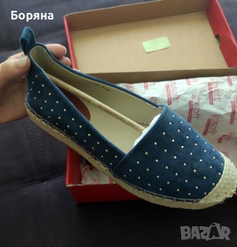 Нови еспадрили деним с капси 38 номер, снимка 2 - Дамски ежедневни обувки - 41416612