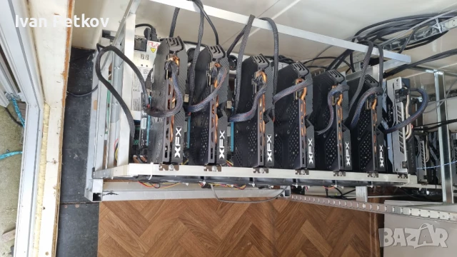 11x 580 8GB Mining Rig Копачка за криптовалути, снимка 2 - Друга електроника - 50742902