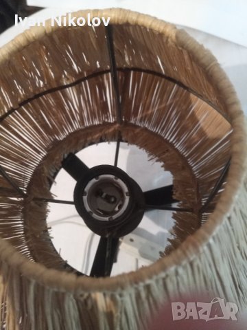 Нощна лампа от ковано желязо , снимка 3 - Настолни лампи - 41462914