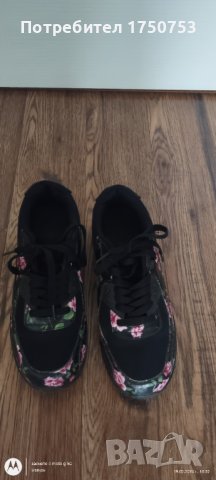 Дамски обувки сникърси на цветя, снимка 10 - Дамски ежедневни обувки - 44369117