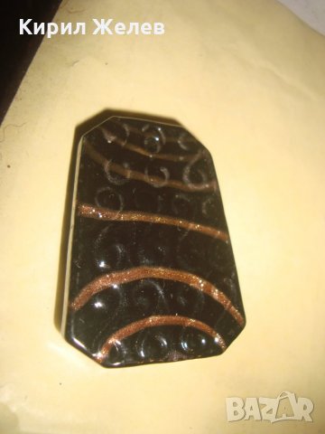 ВЕНЕЦИАНСКО ЦВЕТНО СТЪКЛО АРТ УКРАШЕНИЕ МЕДАЛЬОН ВИСУЛКА БИЖУ 24356, снимка 2 - Колиета, медальони, синджири - 33953410