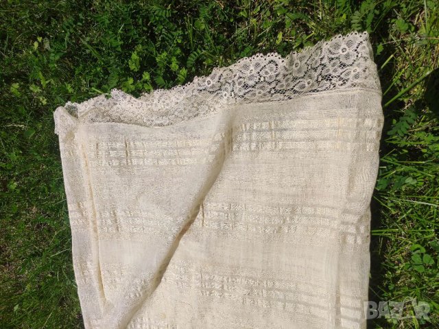 Продавам Чаршаф с дантела , снимка 8 - Декорация за дома - 41886572