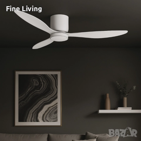 Brizy Bright Minimal – Вентилатор за таван с лампа