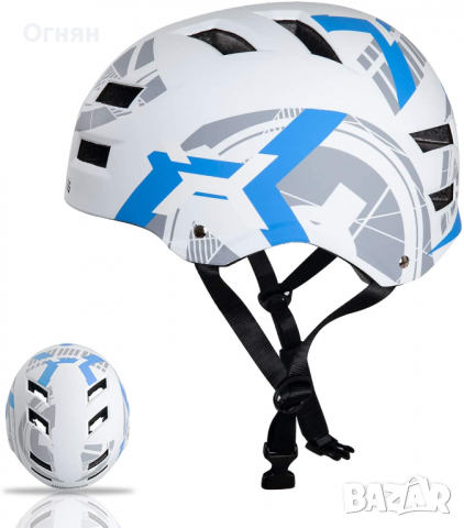 Каска - Шлем, Универсална летна., снимка 3 - Скейтборд, ховърборд, уейвборд - 36316126