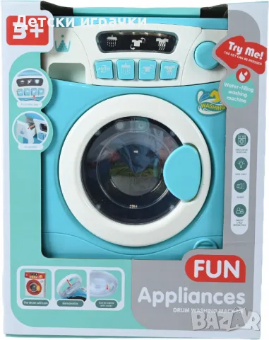 Детска пералня с подвижен барабан, светлини и звуци , снимка 5 - Други - 49777826