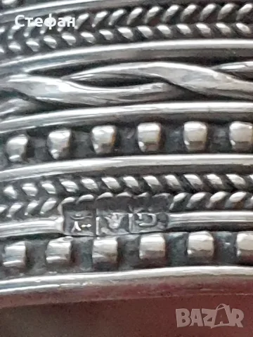 Сребърна гривна, снимка 6 - Гривни - 56108150