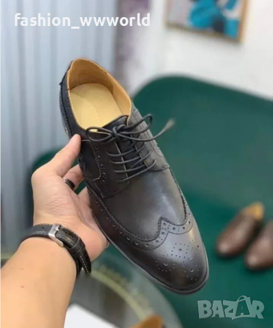 Мъжки официални обувки GUCCI (38-45) - реплика, снимка 4 - Официални обувки - 36212774